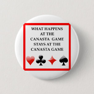 CANASTA 2 INCH ROUND BUTTON