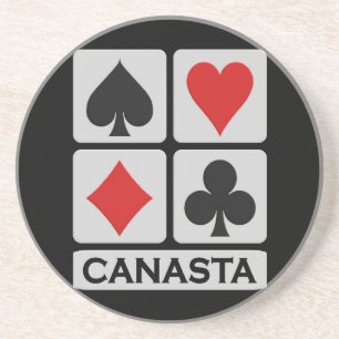 Canasta coaster
