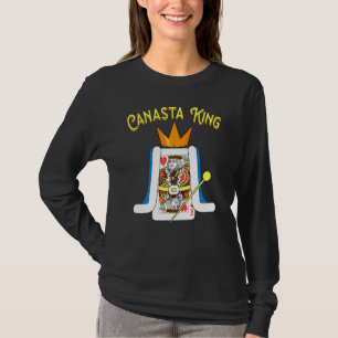 Canasta King Cool Canasta Fan Casino Playing Men T-Shirt