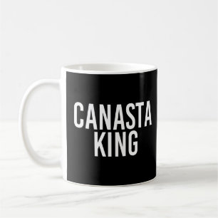 Canasta King Funny Canasta Card Games Player  Idea Coffee Mug