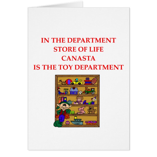 CANASTA player gifts t-shirts (Front)