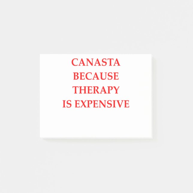 CANASTA POST-IT NOTES (Front)