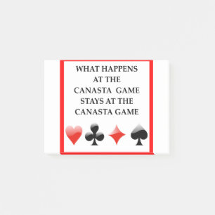 CANASTA POST-IT NOTES