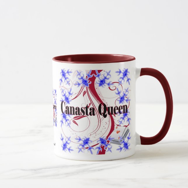 Canasta Queen 4 Mug (Right)
