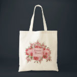 Canasta Queen Shabby Chic Tote Bag<br><div class="desc">Flowers were originally hand painted by me.</div>