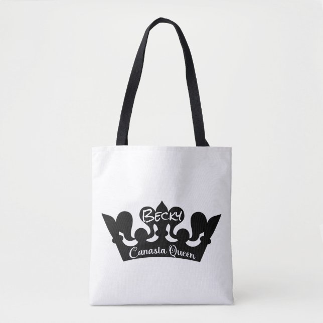 Canasta Queen Tote Bag (Front)