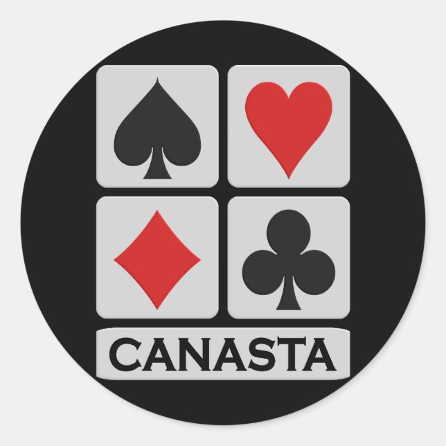 Canasta stickers (Front)