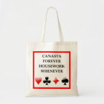 CANASTA TOTE BAG<br><div class="desc">canasta joke</div>