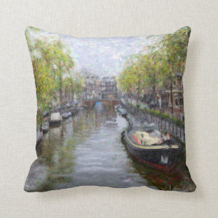 Canaux d'Amsterdam Coussin
