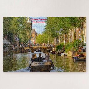 Canaux d'Amsterdam. Puzzle