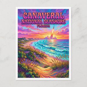 Canaveral National Seashore Titusville Florida Postcard