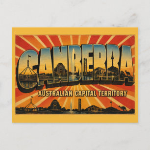 Canberra ACT Capital City Vintage Postcard