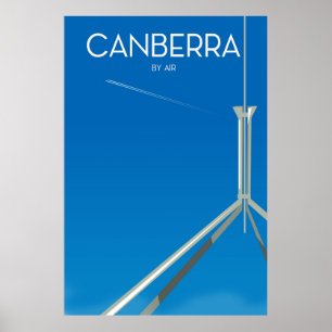 Canberra Australia travel poster