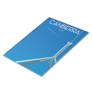 Canberra Australia travel poster Notepad