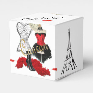 Cancan Costume 1 Favor Box