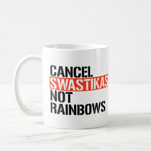 Cancel Fascist Not Rainbows Coffee Mug