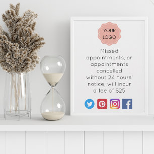 Cancellation notice for salon or spa  invitation