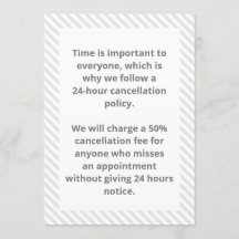 Cancellation policy