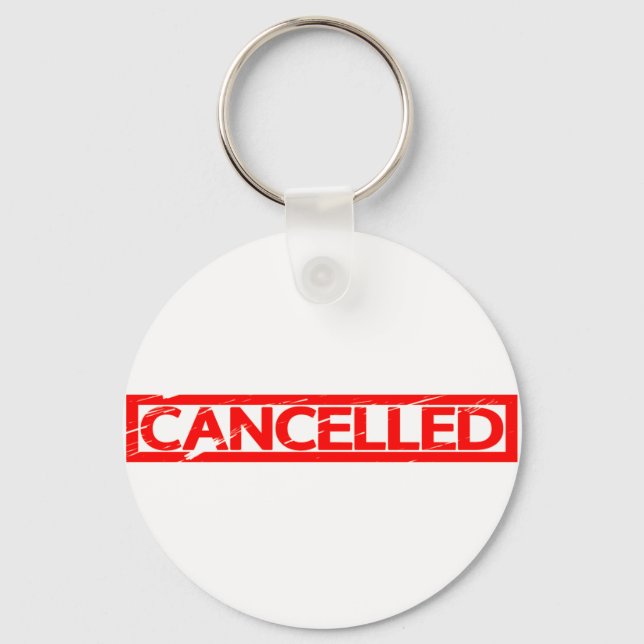 Cancelled Stamp Keychain (Front)