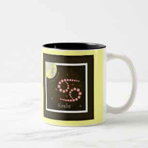 Cancer 22 June to 22 July Tasse Two-Tone Coffee Mug