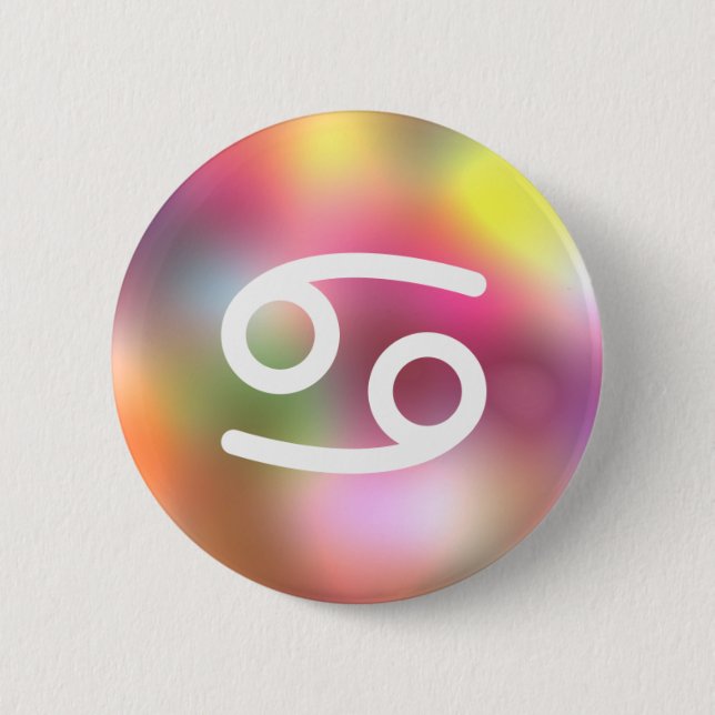 Cancer 2 Inch Round Button (Front)