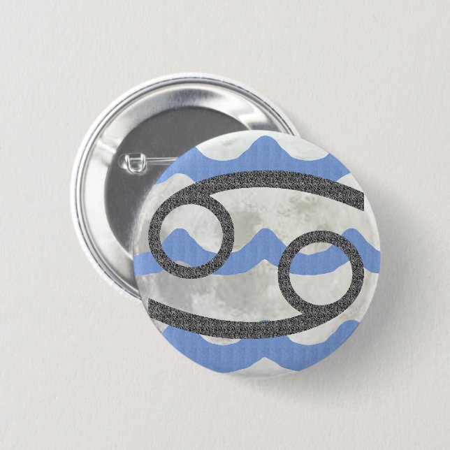 Cancer 2 Inch Round Button (Front & Back)