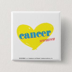 Cancer 3 2 inch square button