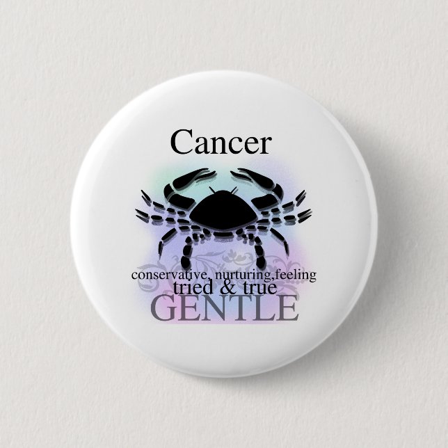 Cancer About You 2 Inch Round Button (Front)