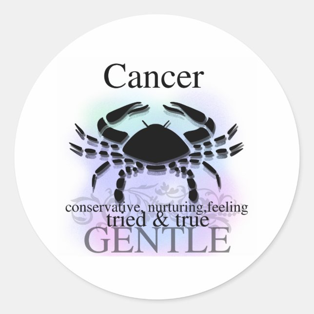 Cancer About You Classic Round Sticker (Front)