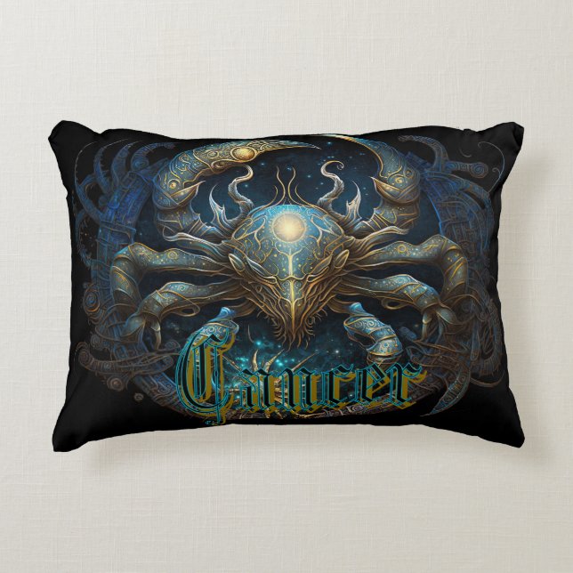 Cancer Accent Pillow (Front)