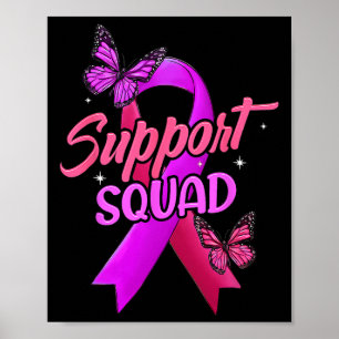 Cancer And Domestic Violence Awareness Butterfly  Poster