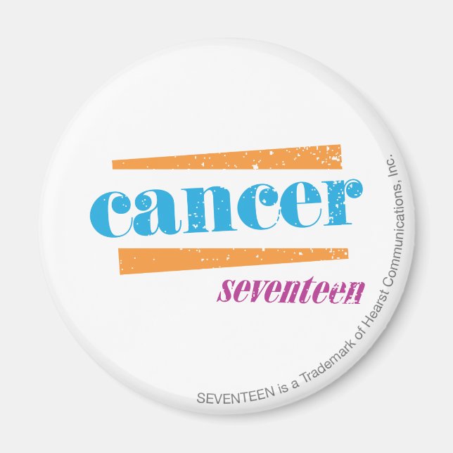 Cancer Aqua Magnet (Front)