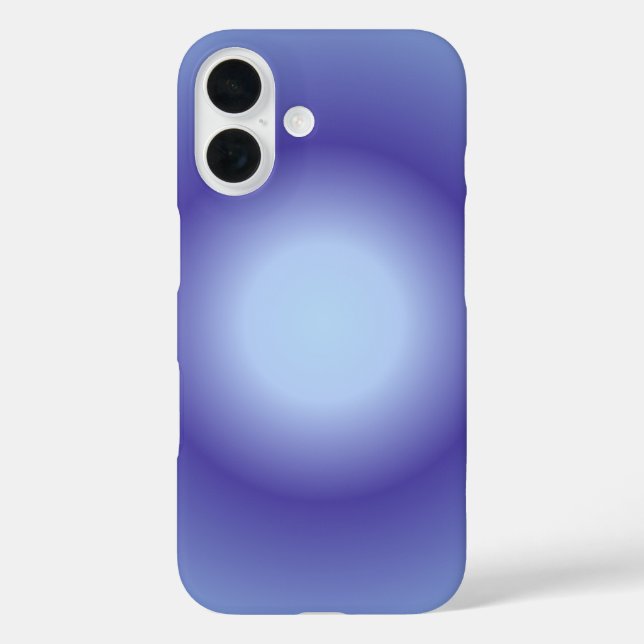 Cancer Aura, Cancer Zodiac, Blue Aura Gradient Case-Mate iPhone Case (Back)