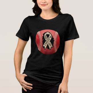 Cancer Awareness Baseball Tri-Blend Shirt