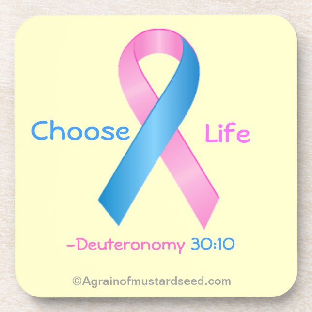 Cancer Awareness Coaster (Front)