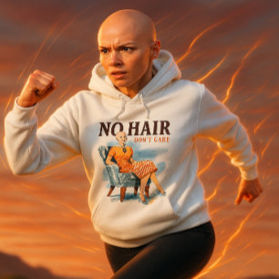 Cancer Awareness for Bald Women Warriors Hoodie
