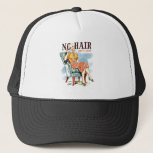 Cancer Awareness for Bald Women Warriors  Trucker Hat