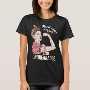 Cancer Awareness For Her Warrior Unbreakable Suppo T-Shirt