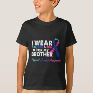 Cancer Awareness For My Brother Costume Ribbon T-Shirt