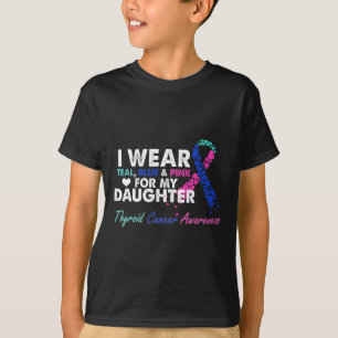 Cancer Awareness For My Daughter Costume Ribbon T-Shirt