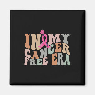 Cancer Awareness In My Cancer Free Era Groovy Warr Magnet