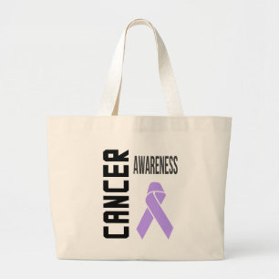 Cancer Awareness Lavender (all cancer) Tote Bag