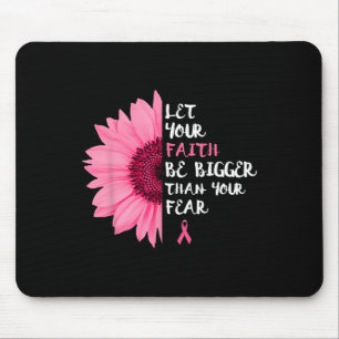Cancer Awareness Month Flower Pink Ribbon Women Mouse Pad