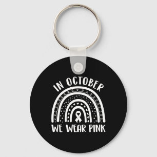 Cancer Awareness Month Rainbow Kids Men & Wome Keychain