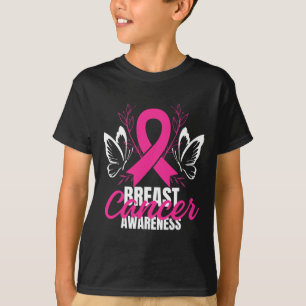 Cancer Awareness Pink Ribbon Support Squad Cancer T-Shirt