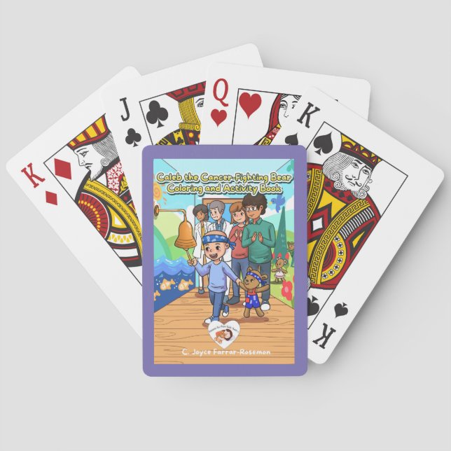 Cancer Awareness Playing Cards for Kids and Adults (Back)