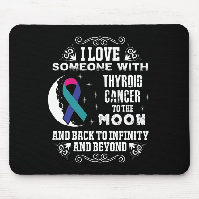 Cancer Awareness Ribbon S5  Mouse Pad (Front)