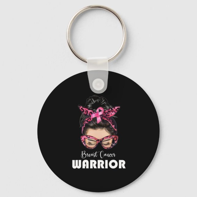 Cancer Awareness Shirt  Keychain (Front)