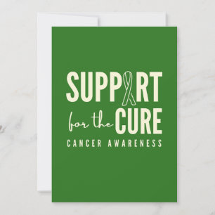 cancer awareness support cure Invitation Card