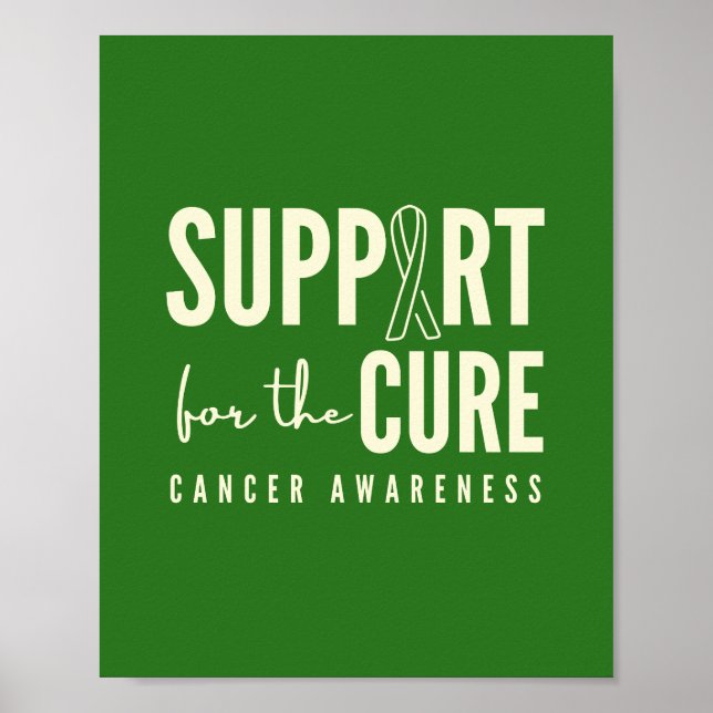 cancer awareness support cure Poster Prints (Front)